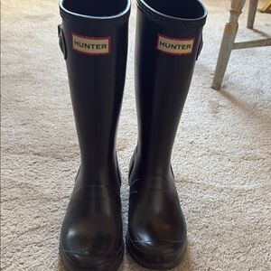 Hunter Black Rain Boots